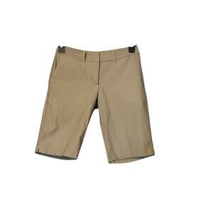 Nike Tan Dri-FIT Golf Athletic Shorts Size 2